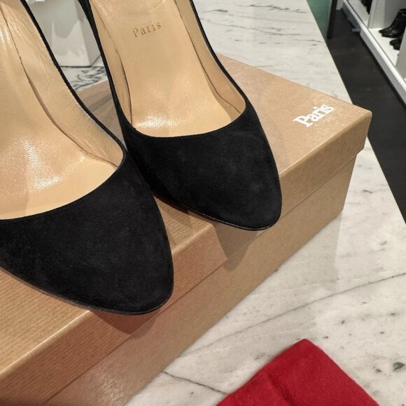 Christian Louboutin Black Eloise 100 Pump - Picture 7 of 7